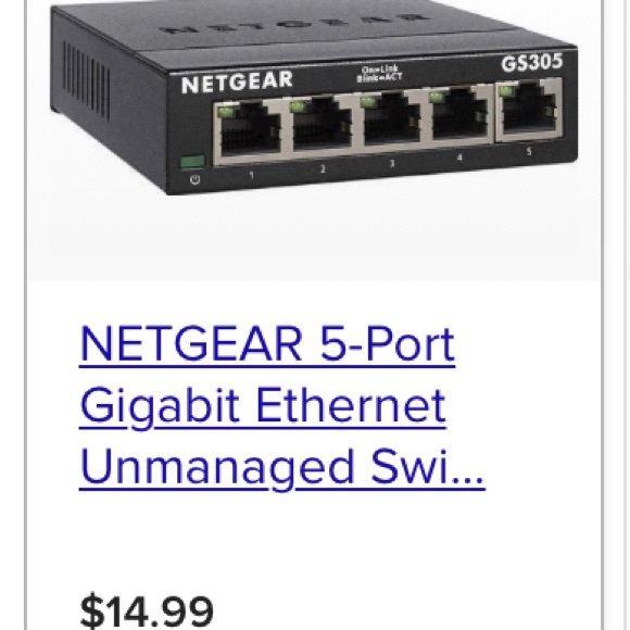 Netgear Ethernet Switch | New in pkg - Picture 1 of 2